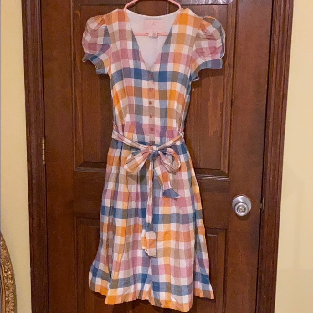 Gal Meets Glam Plaid Dress